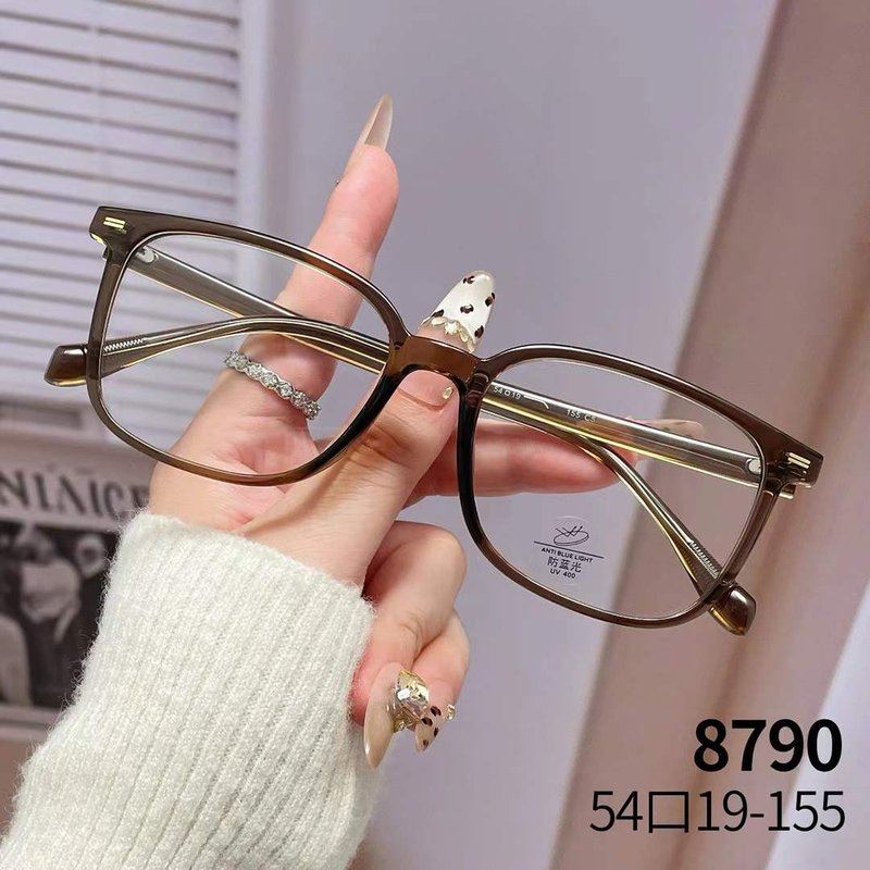 輕盈TR90女士眼鏡架 時尚貓眼全框 防藍光光學眼鏡框 GG8790