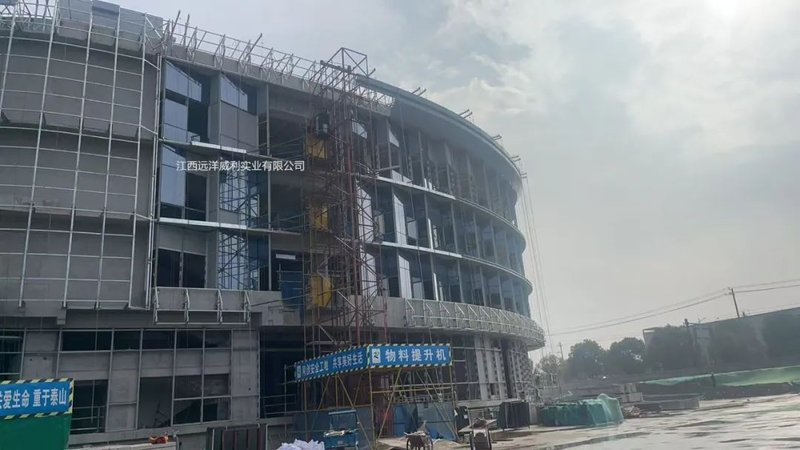 ガラスカーテンウォール防火ライニングケースハイコンロボット知能製造桐廬基地