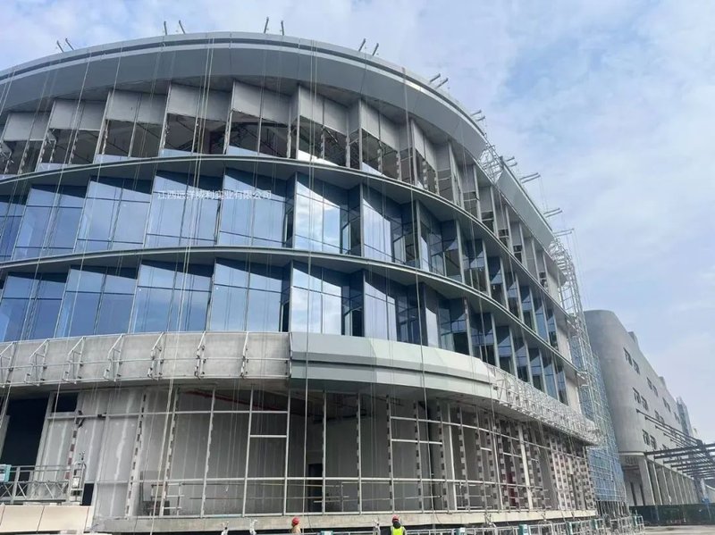 ガラスカーテンウォール防火ライニングケースハイコンロボット知能製造桐廬基地