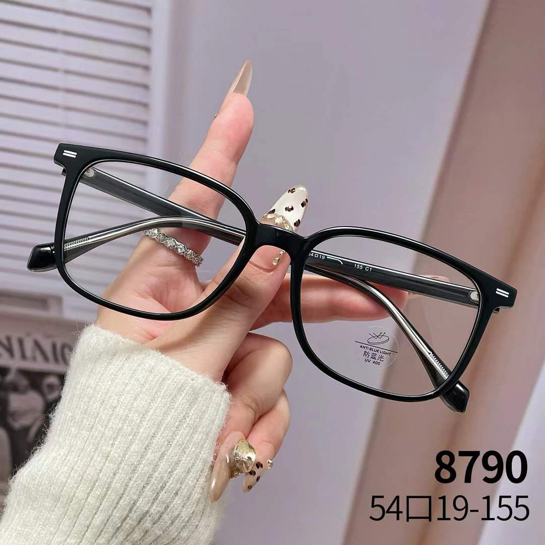 轻盈TR90女士眼镜架 时尚猫眼全框 防蓝光光学眼镜框 GG8790
